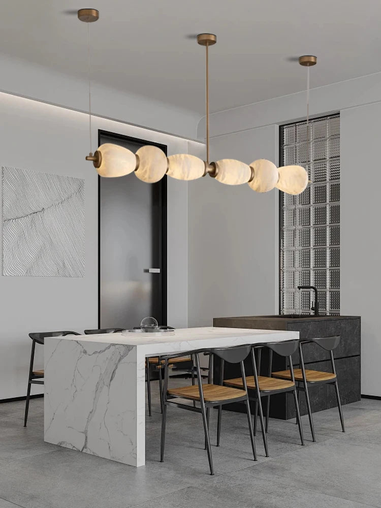 Marble Pendant Lights For Dining Room
