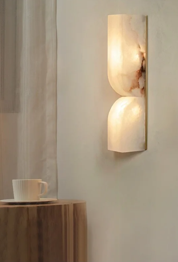Natural Marble Wall Lamp Bedroom