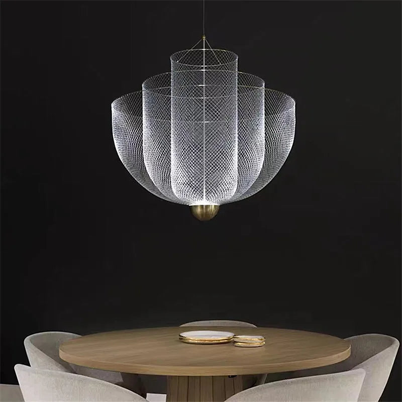 Meshmatics Steel Mesh Ceiling Light Chandelier