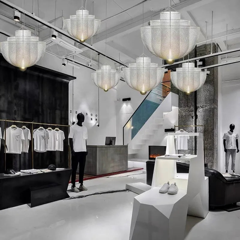 Meshmatics Steel Mesh Chandelier