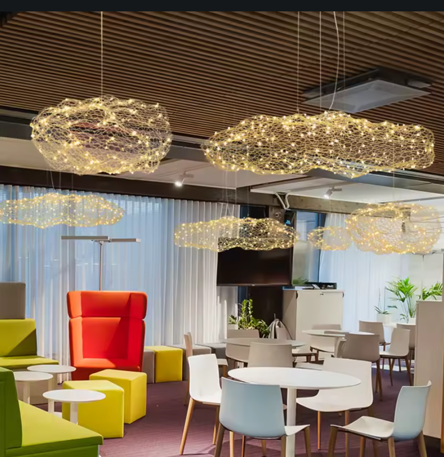 Metal Mesh Ceiling Light