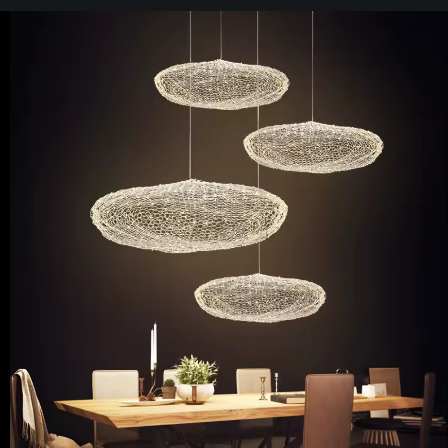 Mesh Light Metal Mesh Cloud Ceiling Light – Brentwood Interiors