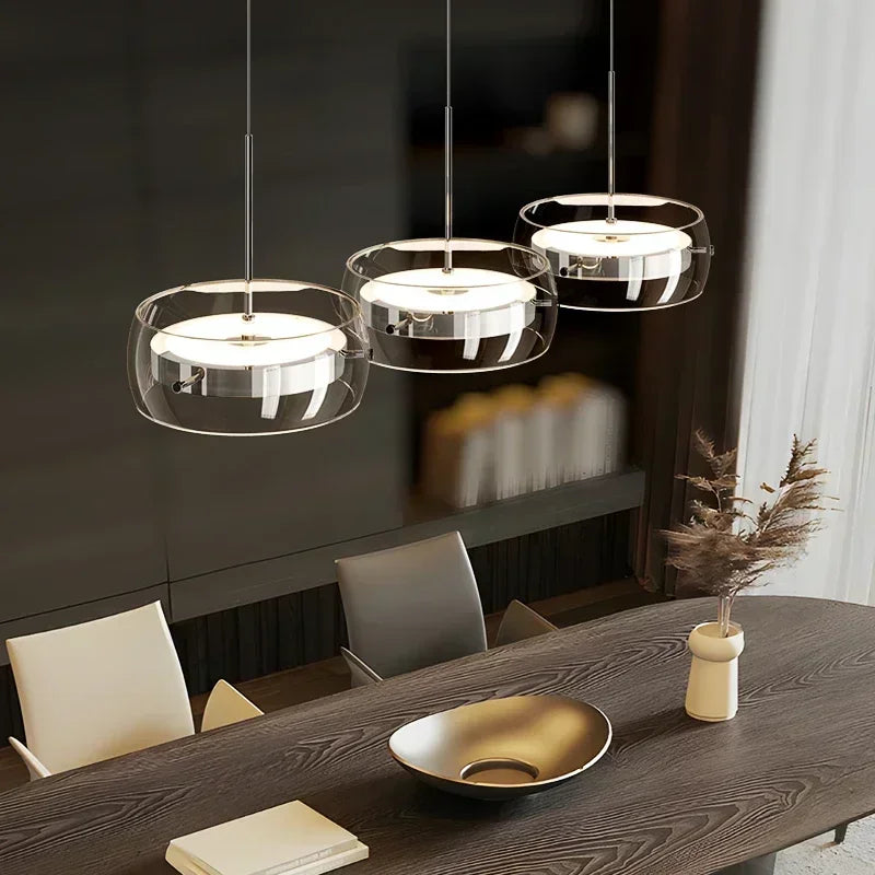Minimalist Glass Pendant Light