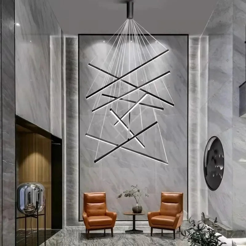 Minimalist LED Ceiling Chandeliers