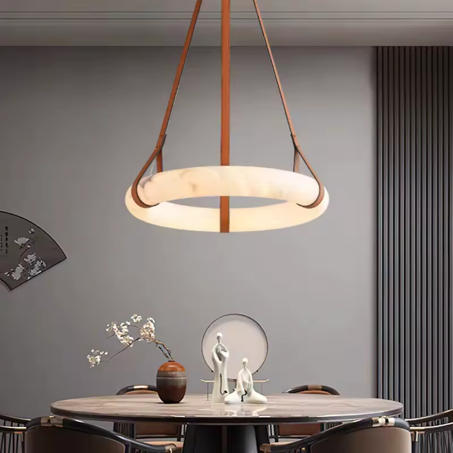 Minimalist Modern Leather Ceiling Lights