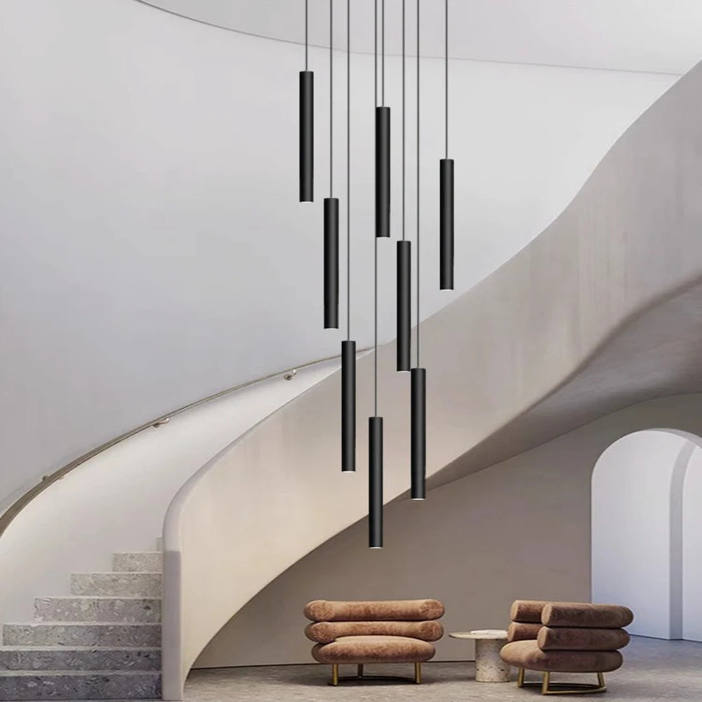 Minimalist Tube Chandelier