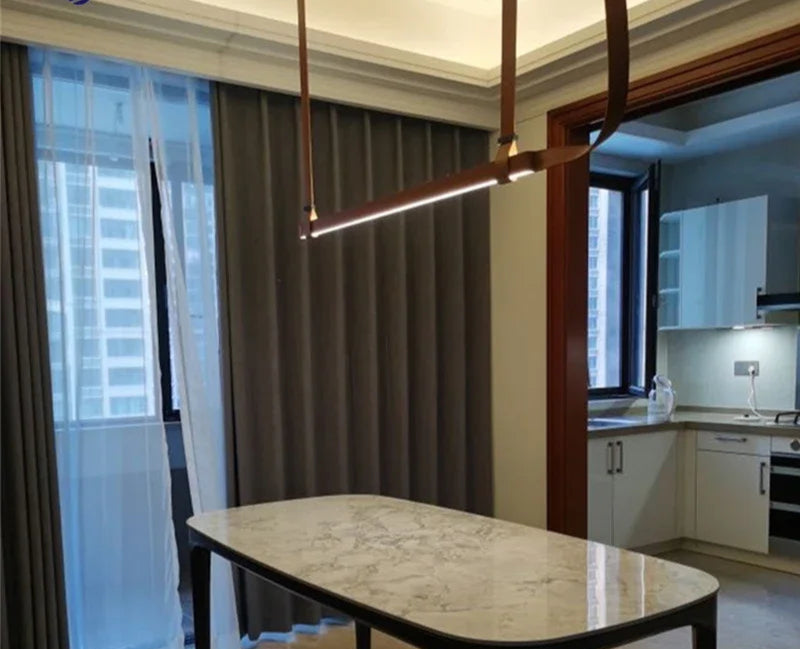 Minimalistic Leather Ceiling Lights