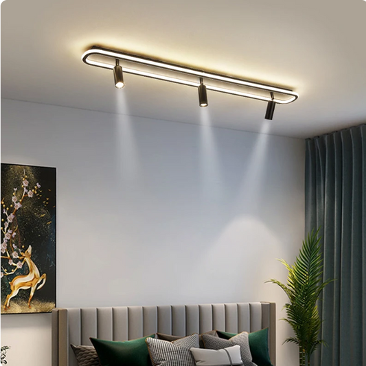 Modern Ceiling Lights With Built-In Spotlights