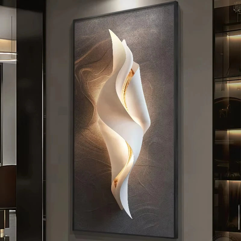 Modern 3D Effect Mural Lamp