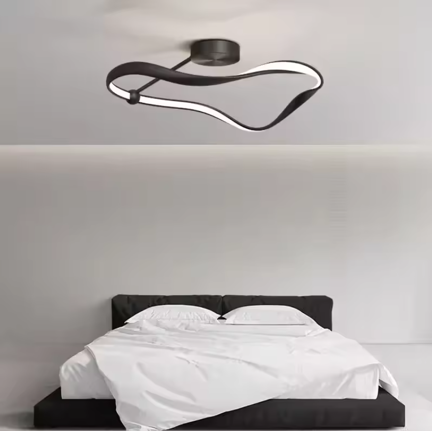 Modern Black Minimalist Ceiling Lights For Bedroom
