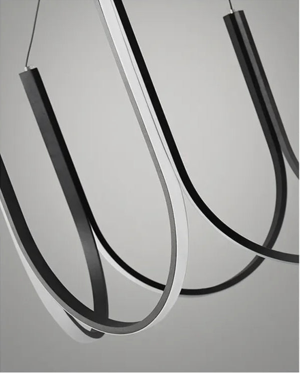 Modern U‑Shape LED Pendant Chandelier for Luxury Home Décor