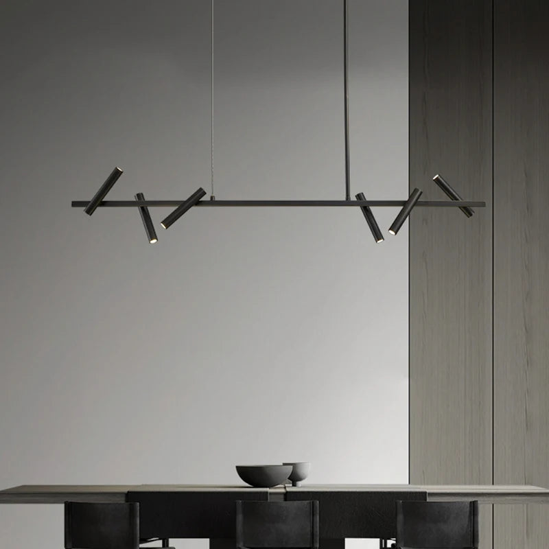 Modern Ceiling Light Fixture With Rotating Lights