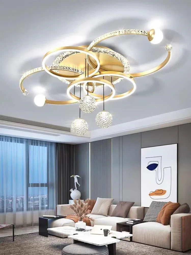 Gold Ceiling Lights For Living Room