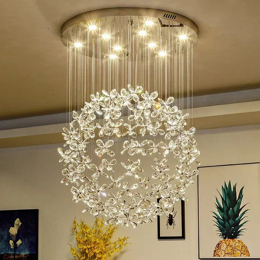 Modern Contemporary Crystal Chandelier