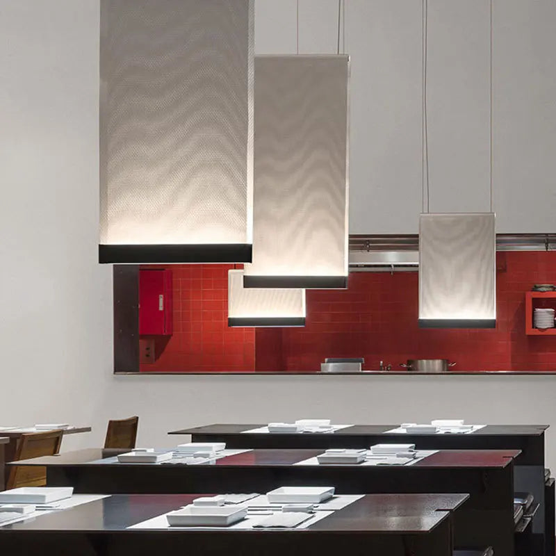 Modern Contemporary Fabric Ceiling Light Fixture For Restaurant
