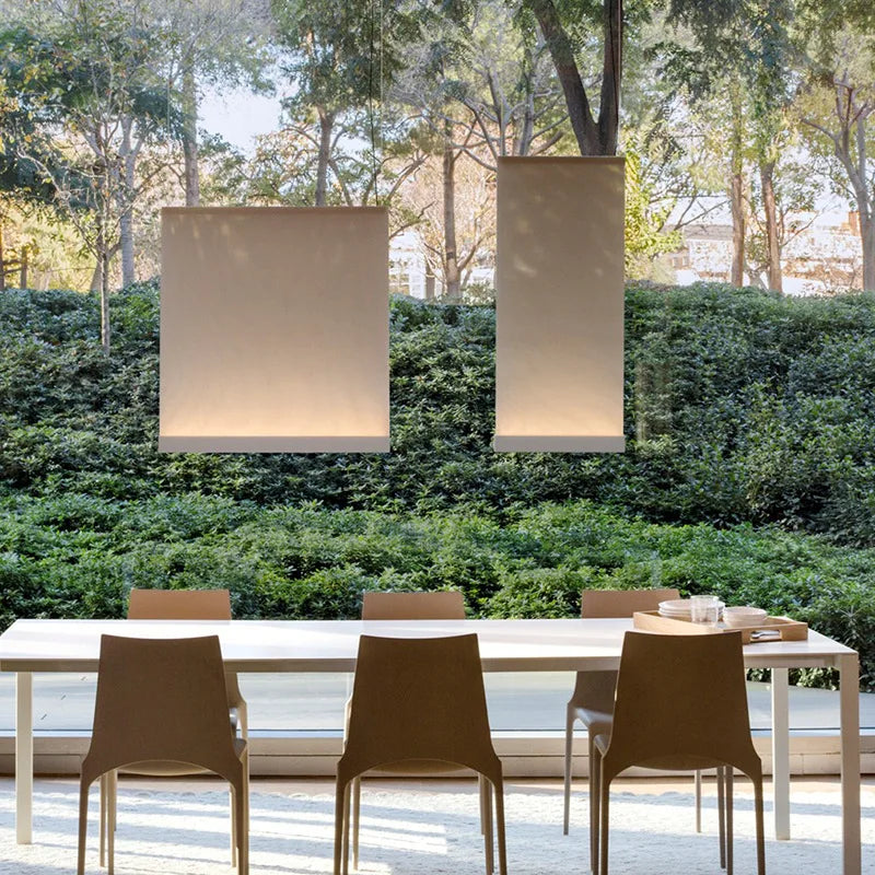 Modern Contemporary Fabric Ceiling Light Fixture For Terraces