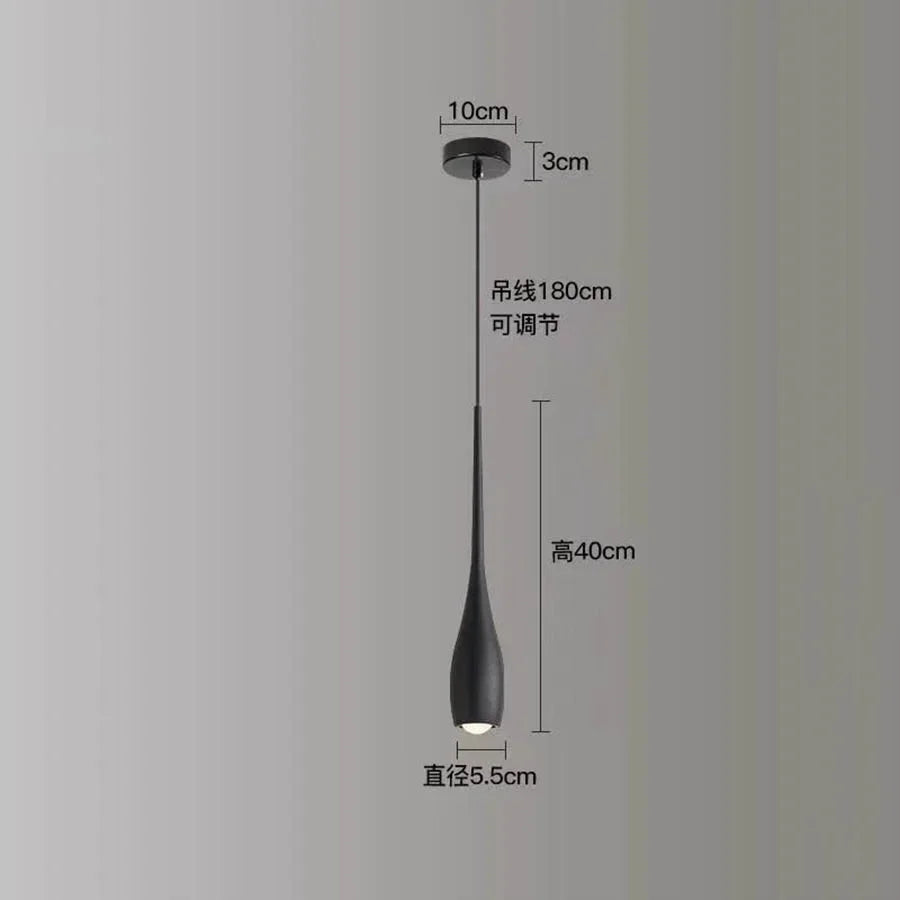 Modern Drop Pendant Light For Kitchen Or Bedroom