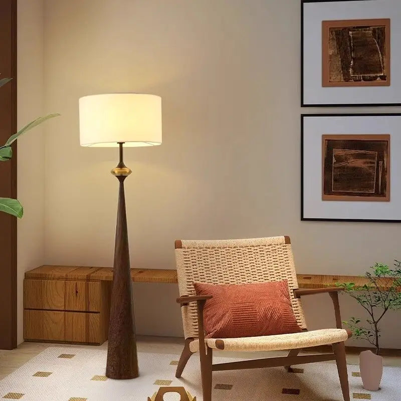 Modern Floor Lamps With Fabric Shade