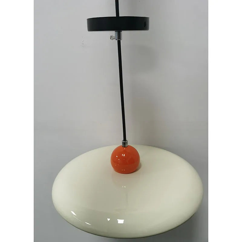 Modern French Ceiling Light white orange
