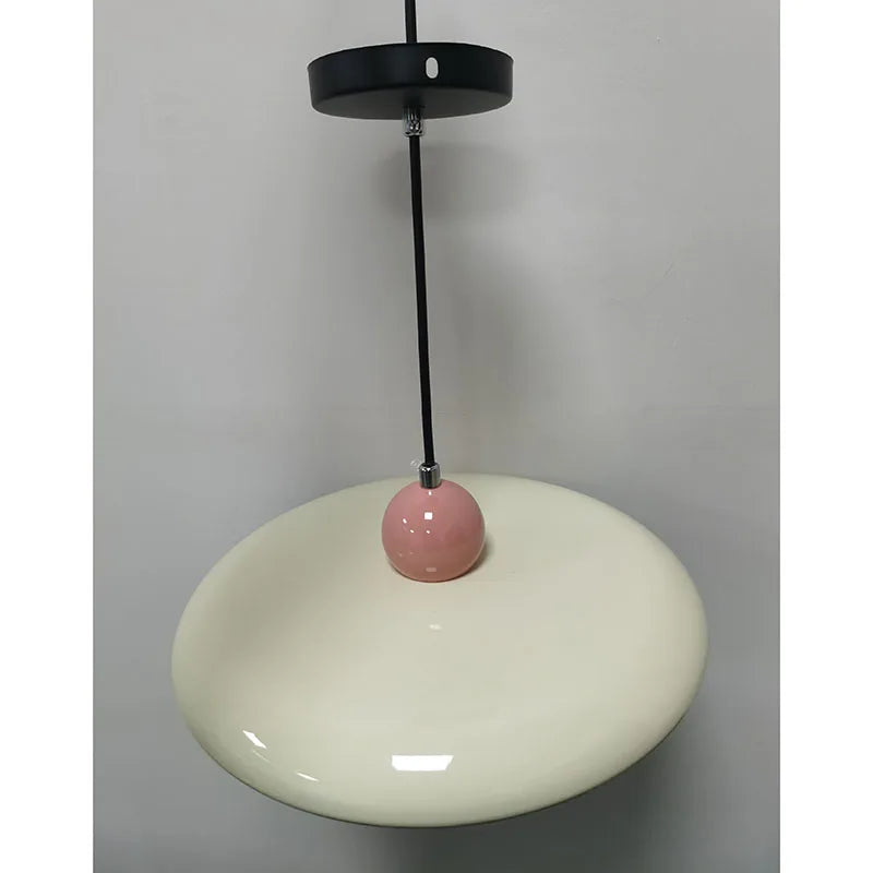 Modern French Ceiling Light white pink
