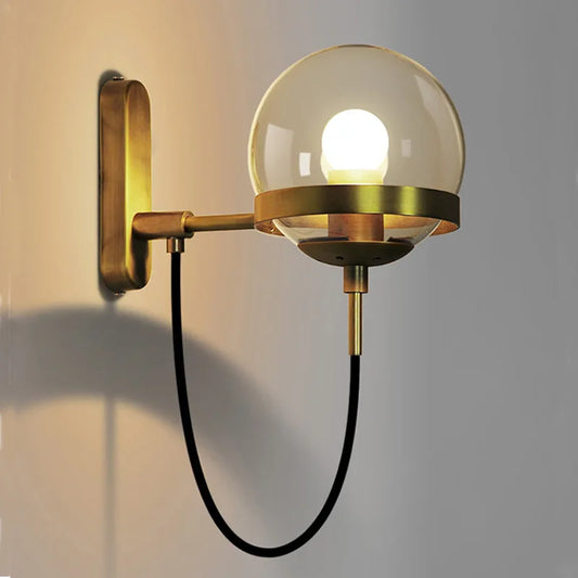 Modern Glass Ball Wall Lamp