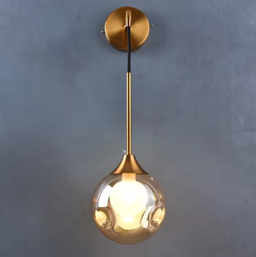 Modern Glass Ball Wall Light