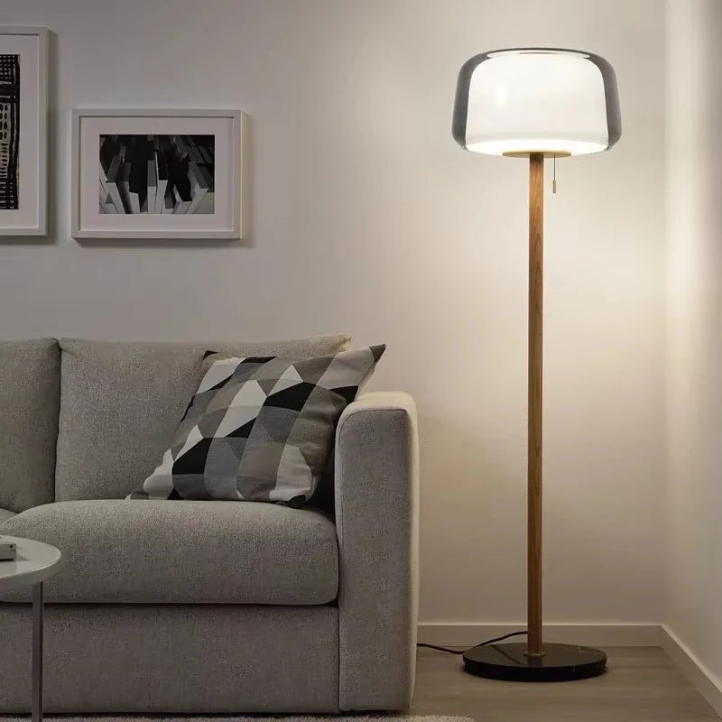 Modern Glass Floor Lamp