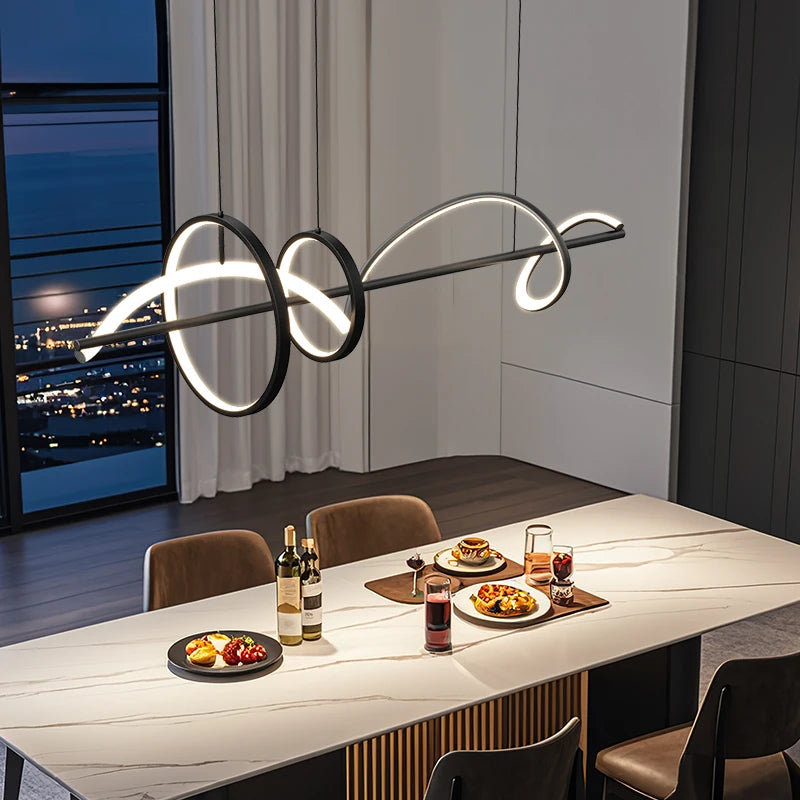 Modern LED Dining Room Table Chandelier