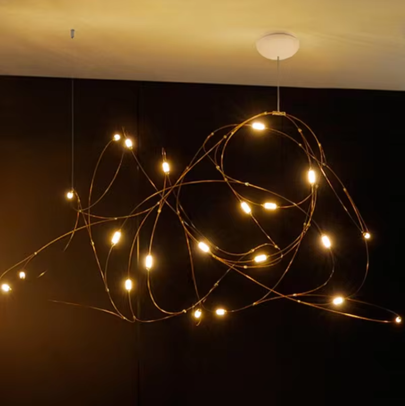 Modern LED Firefly Chandelier For Luxury Homes