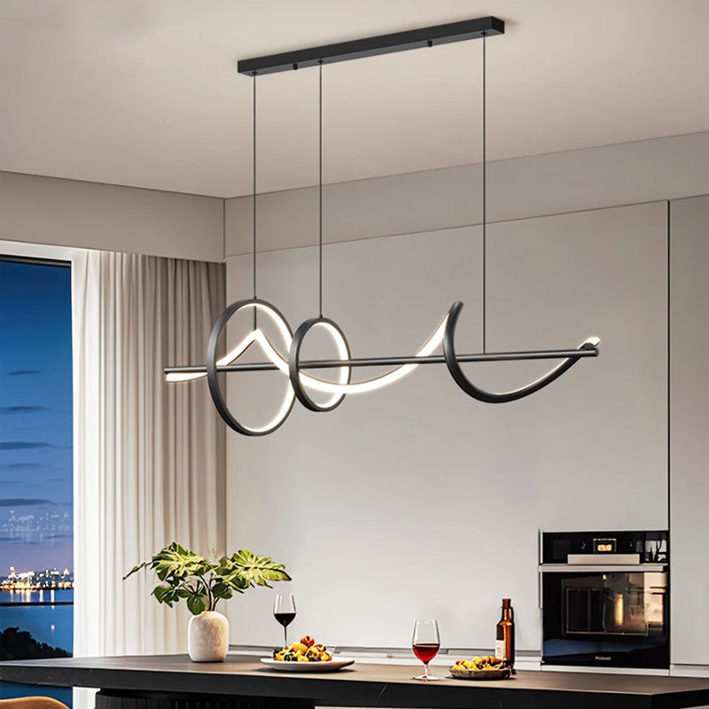Modern LED Kitchen Dining Room Chandelier