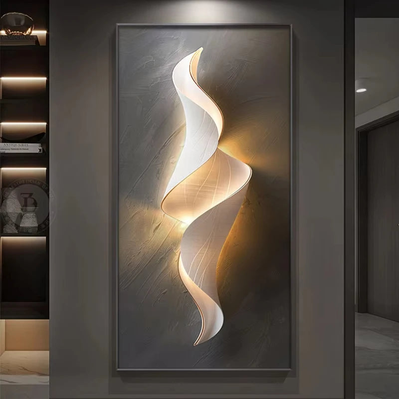 Led Mural Modern LED Mural Lamp – Brentwood Interiors
