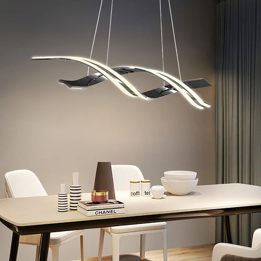 Modern Long Pendant Light Chandeliers