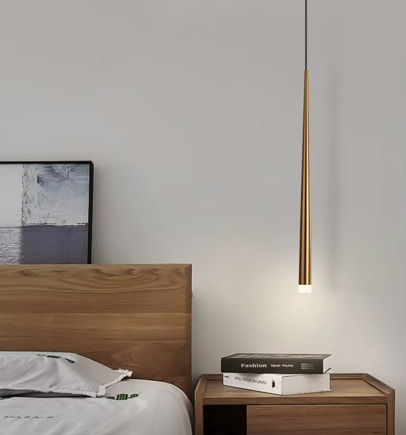 Modern Minimalist Aluminum Pendant Lights For Bedside