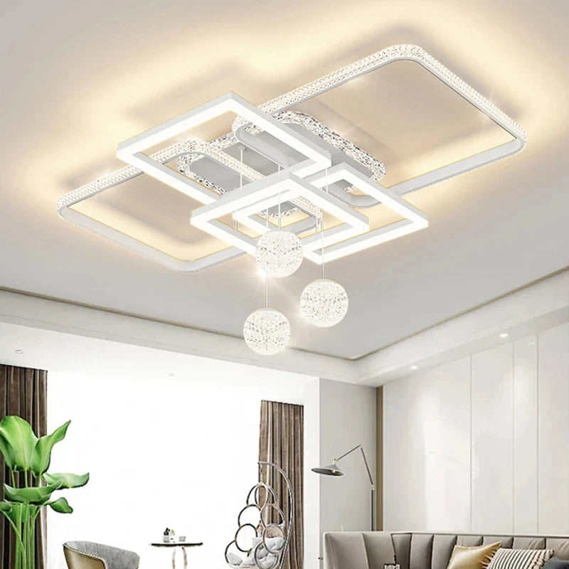 Modern Minimalist LED Ceiling Light for Living Room Bedroom