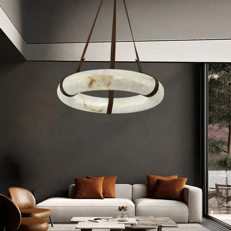 Modern Minimalist Leather Ceiling Lights