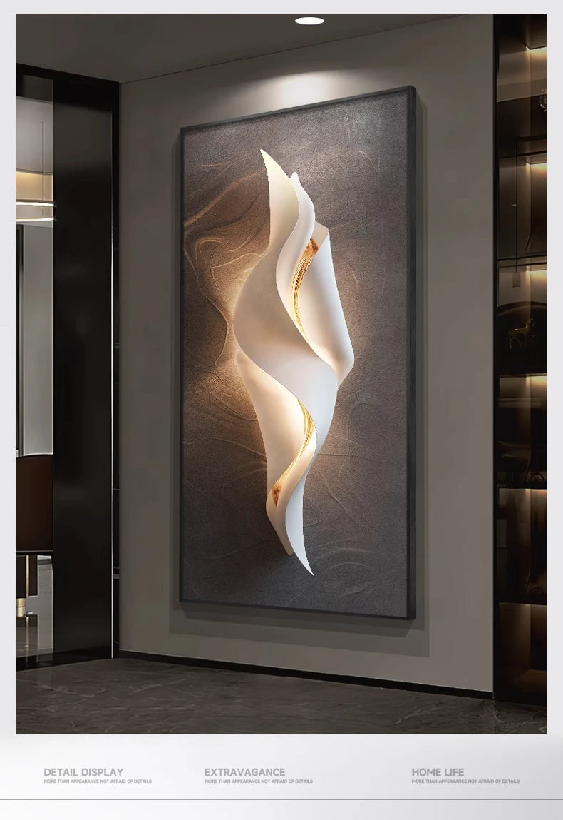 Modern Mural Lamp With 3D Effect