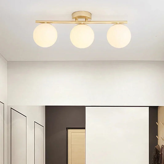 Modern Nordic Glass Ceiling Light