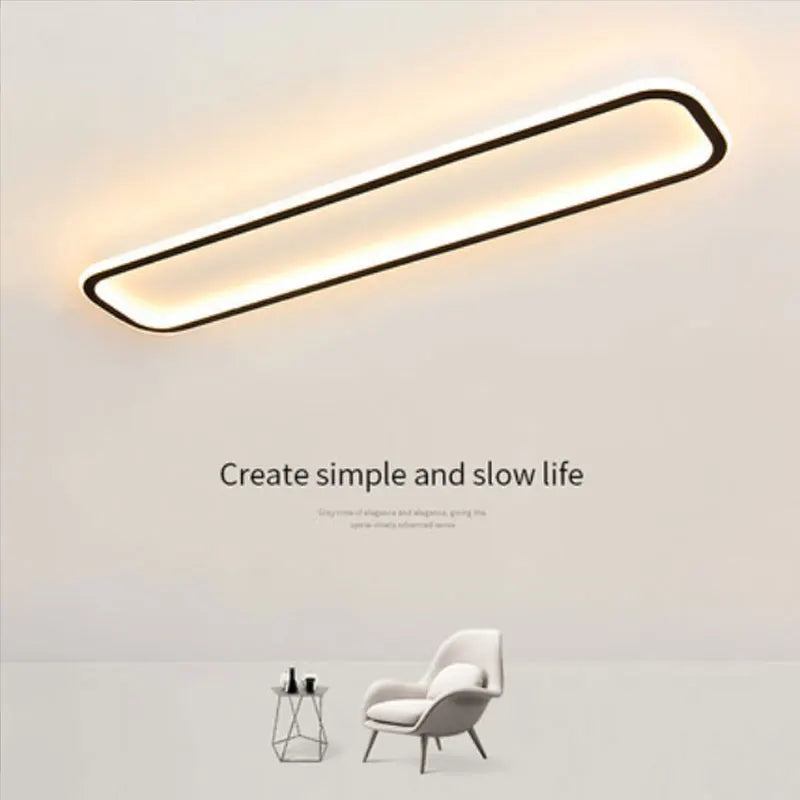 Modern Rectangular LED Ceiling Light Fixtures