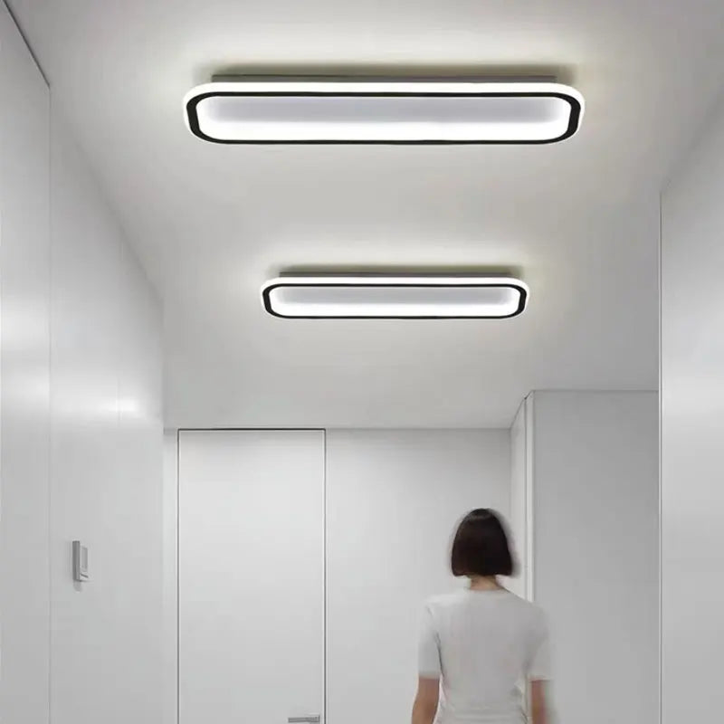 Modern Rectangular LED Ceiling Lights For Hallway