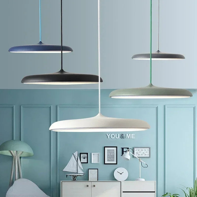 Modern Round Hanging Ceiling Light For Kitchen Dining Or Living Room