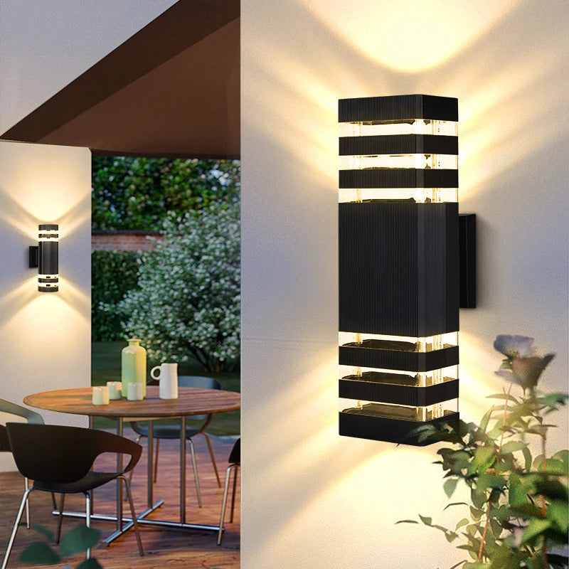 Modern Square Outdoor Wall Light