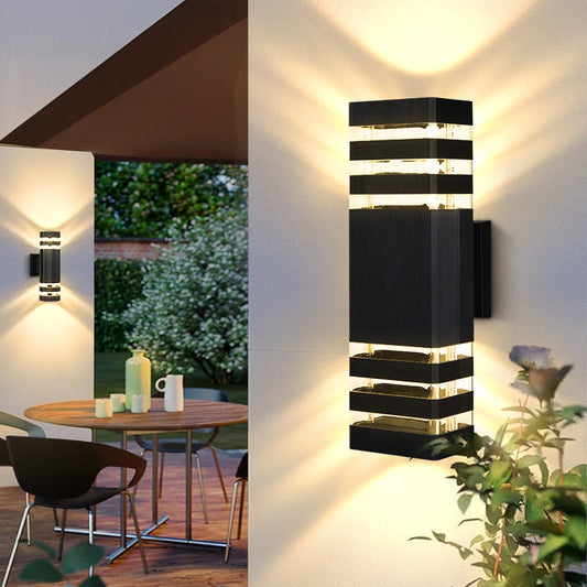 Modern Square Outdoor Wall Light