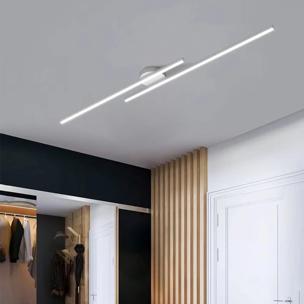 Modern Strip Ceiling Light White