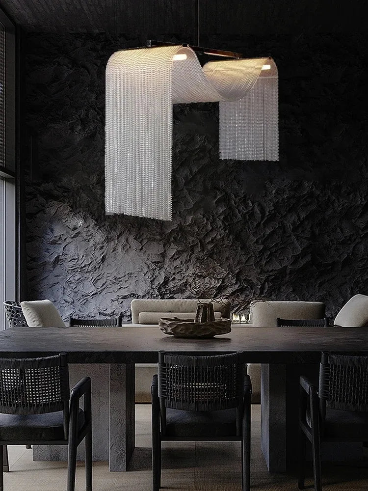 Modern Tassel Waterfall Chandeliers