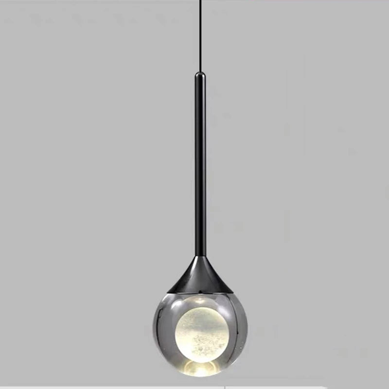 Moon Pendant Lights Black