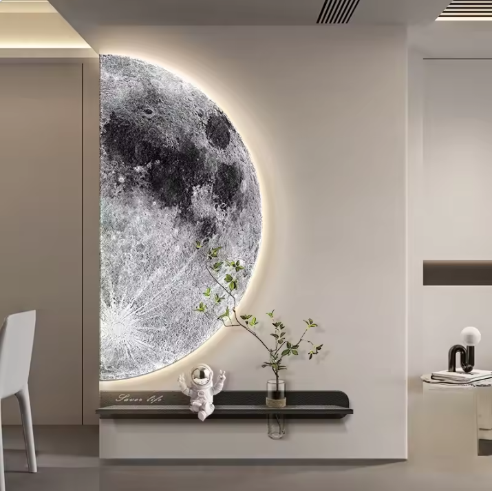 Moon Wall Light Fixture