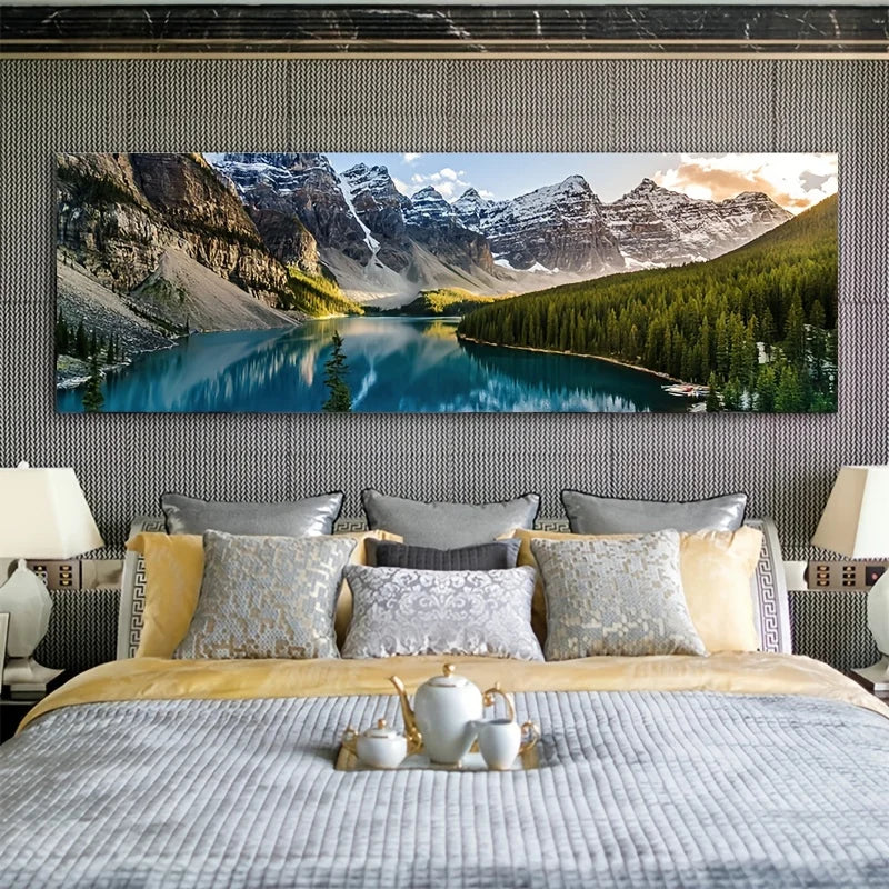 Mountain Landscape Canvas Print Wall Art Decoration For Bedroom