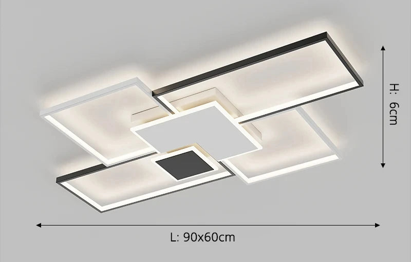 Multi Squares Ceiling Lights