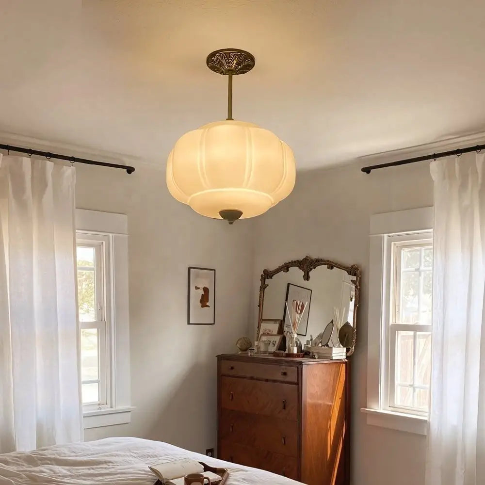 Murano Glass Ceiling Light Bedroom