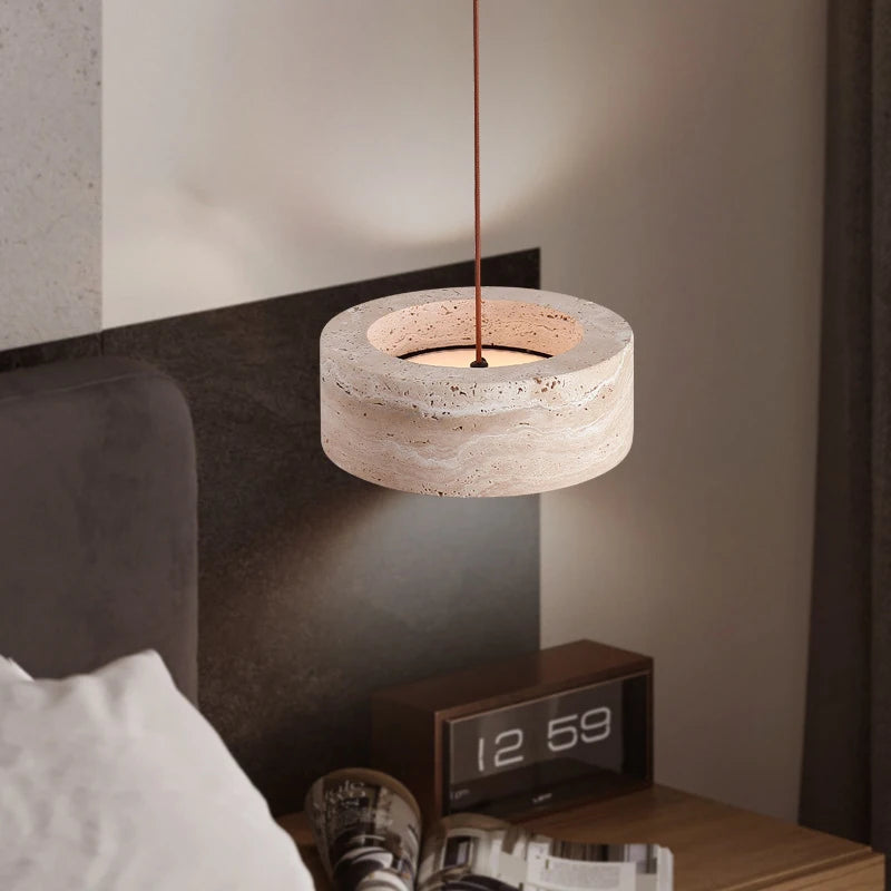 Natural Stone Pendant Light